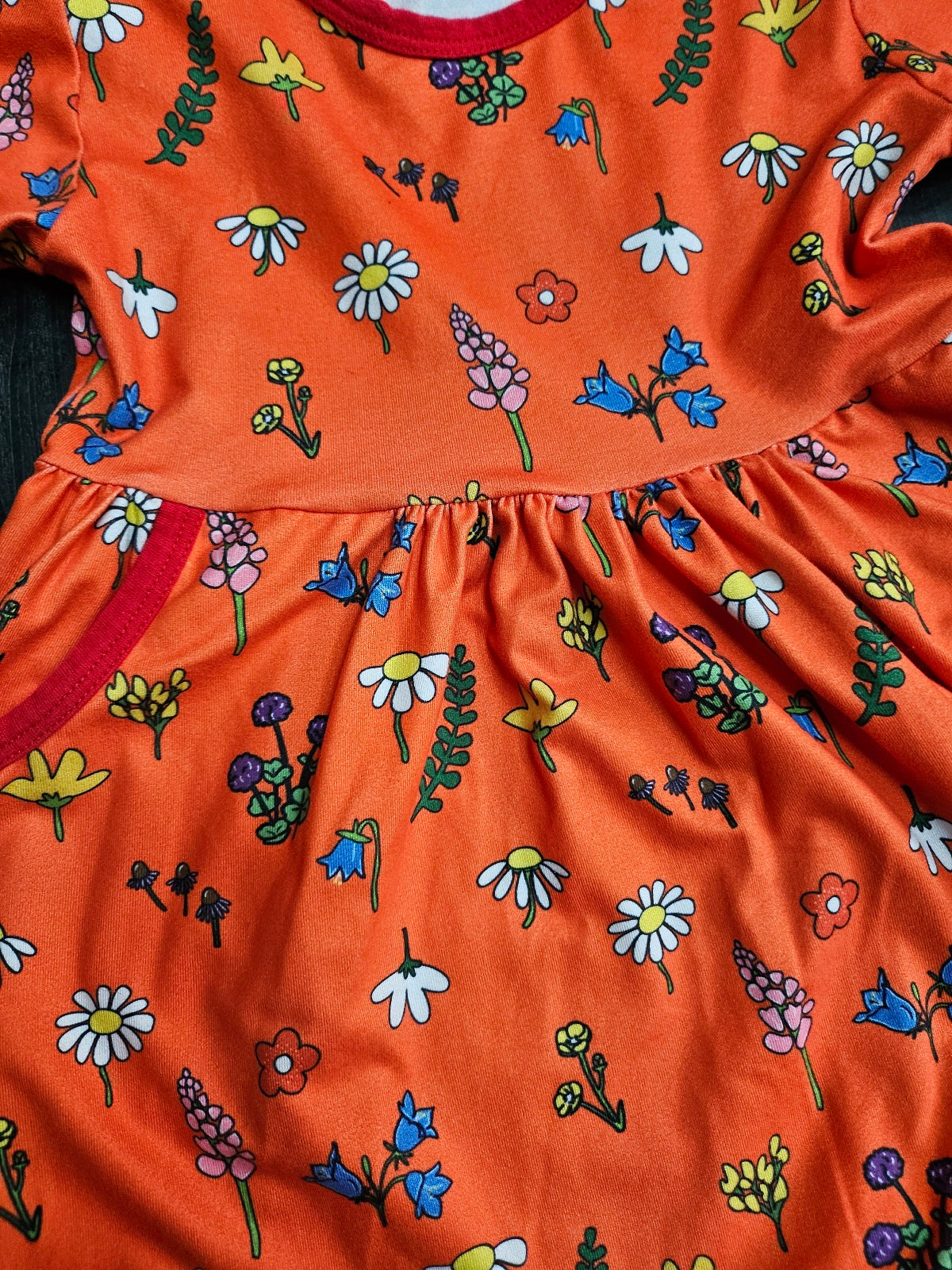 #109. Girls 4T. VGUC. Boutique swing dress w/ pockets