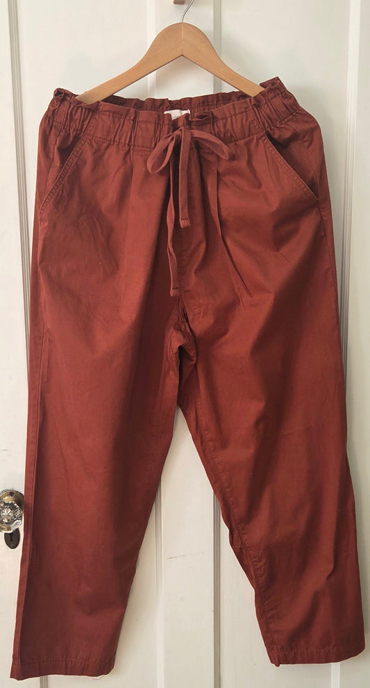 #112 -  LOFT Paperbag Pants, Womens Size L, EUC