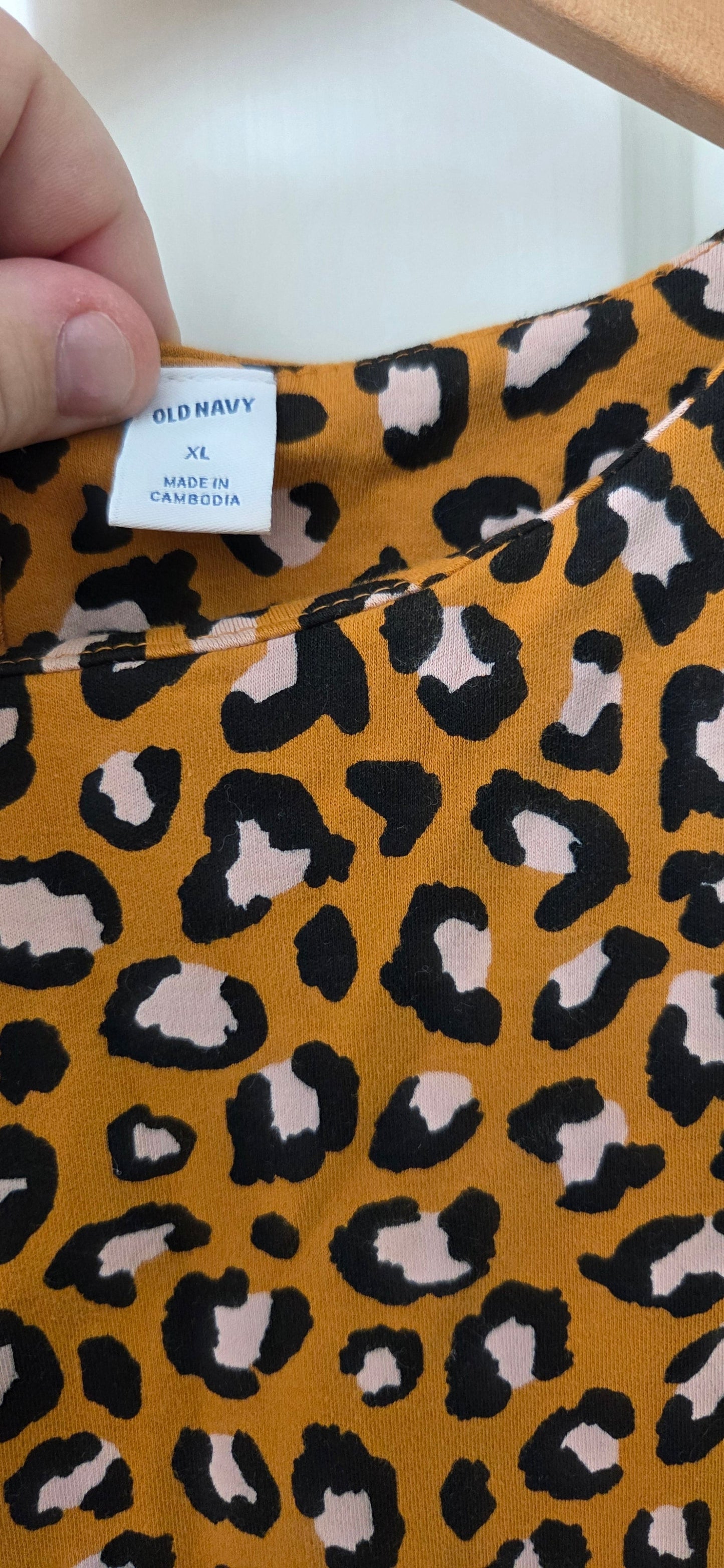 #112 - Old Navy Animal Print Dress, Womens Size XL, EUC