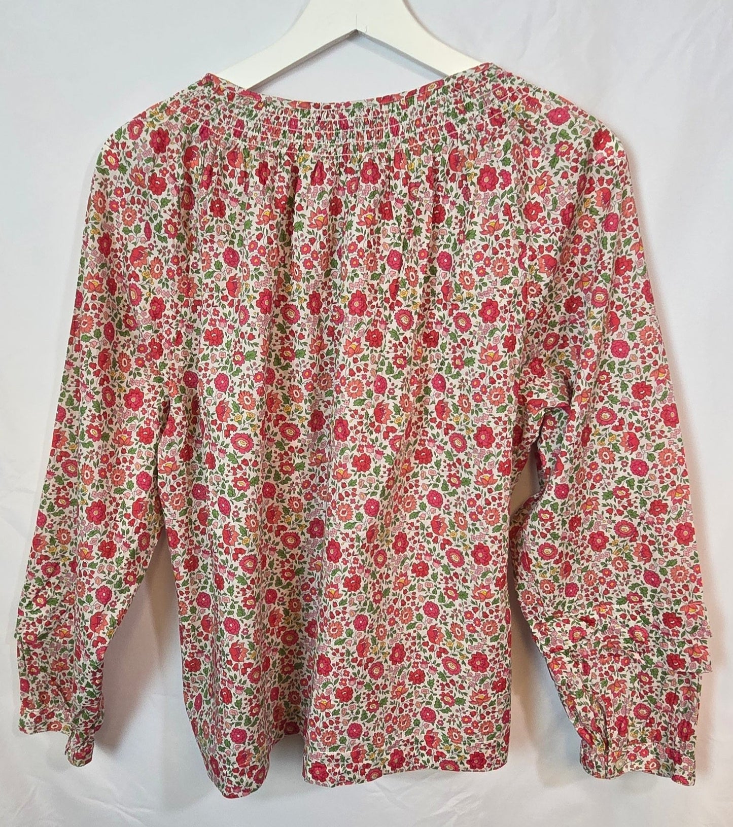 #112 - J.Crew Liberty Floral Blouse, Women's Size 12, EUC