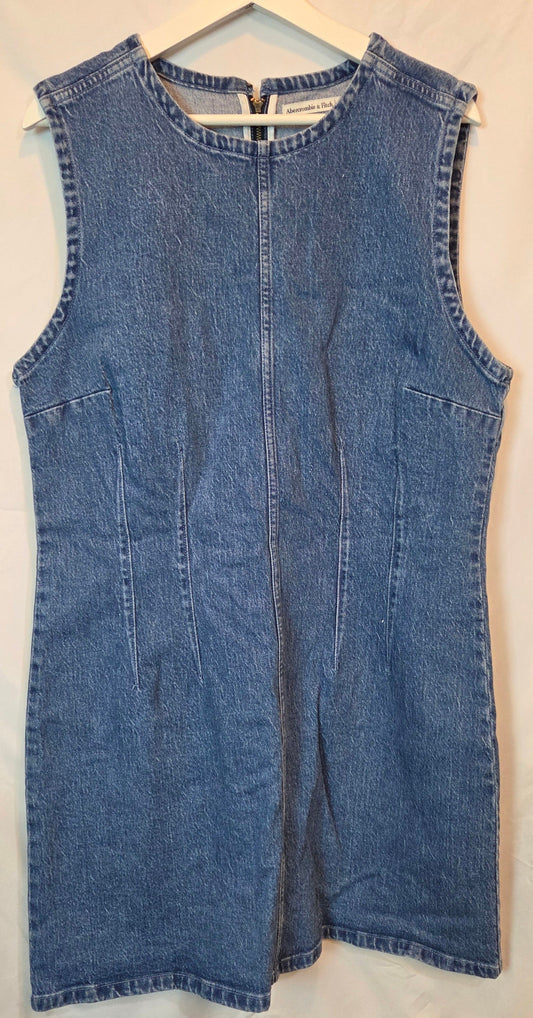 #112 - Abercrombie and Fitch Denim Dress, Women's Size XLT, EUC