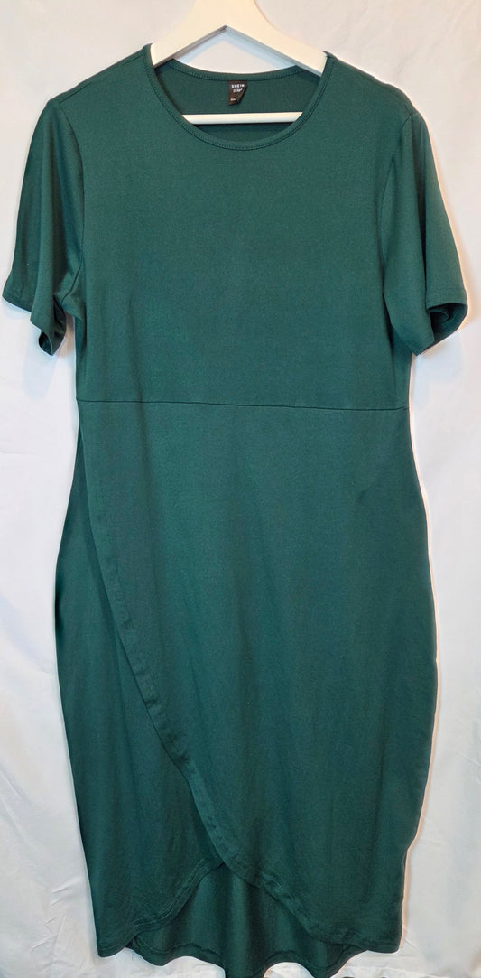 #112 - Dark Green Shein Dress, Women's Size XL, VGUC