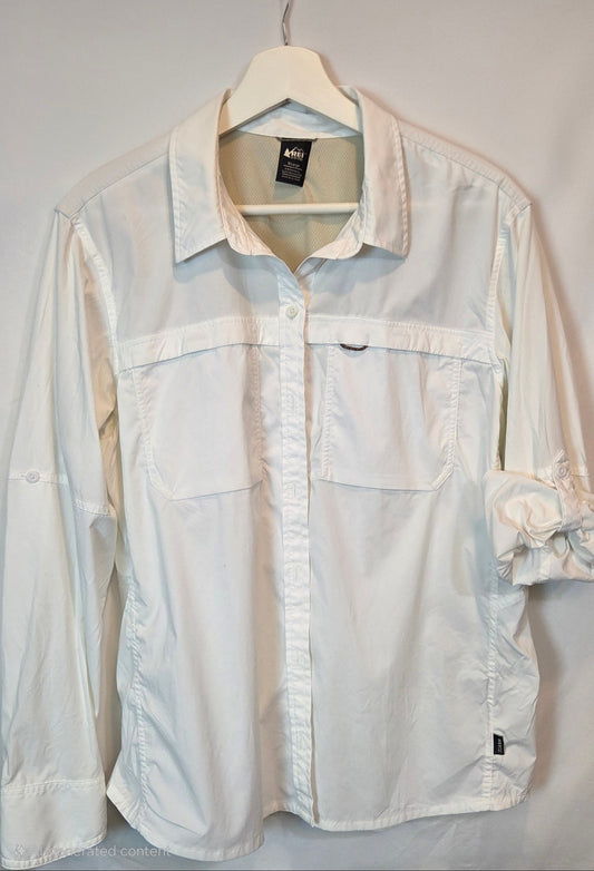#112 - REI Co-Op Sahara Long Sleeve Shirt, Size XL, EUC