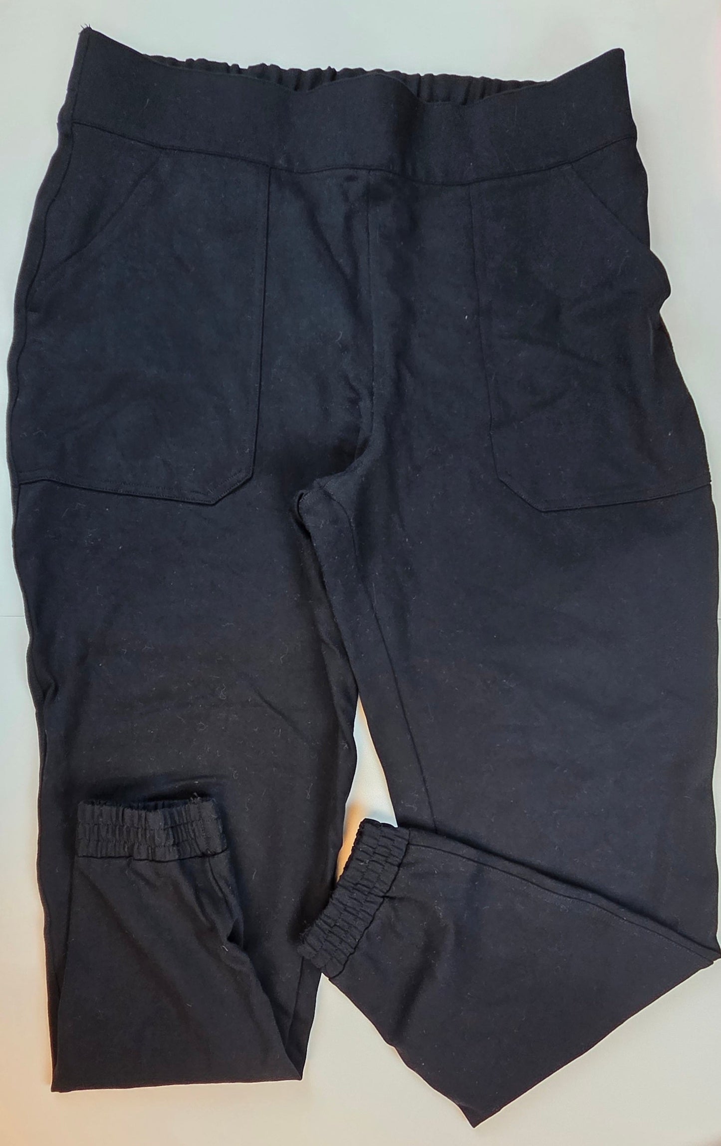#112 - Black Spanx Joggers, Womens Size 2x, EUC