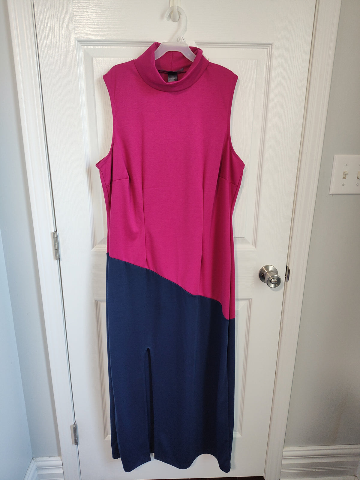 Seller 189:  Ashley Stewart color block dress new size 14/16