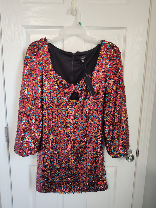 Seller 189: women's Lucy Paris Kensington sequin dress sz Medium new