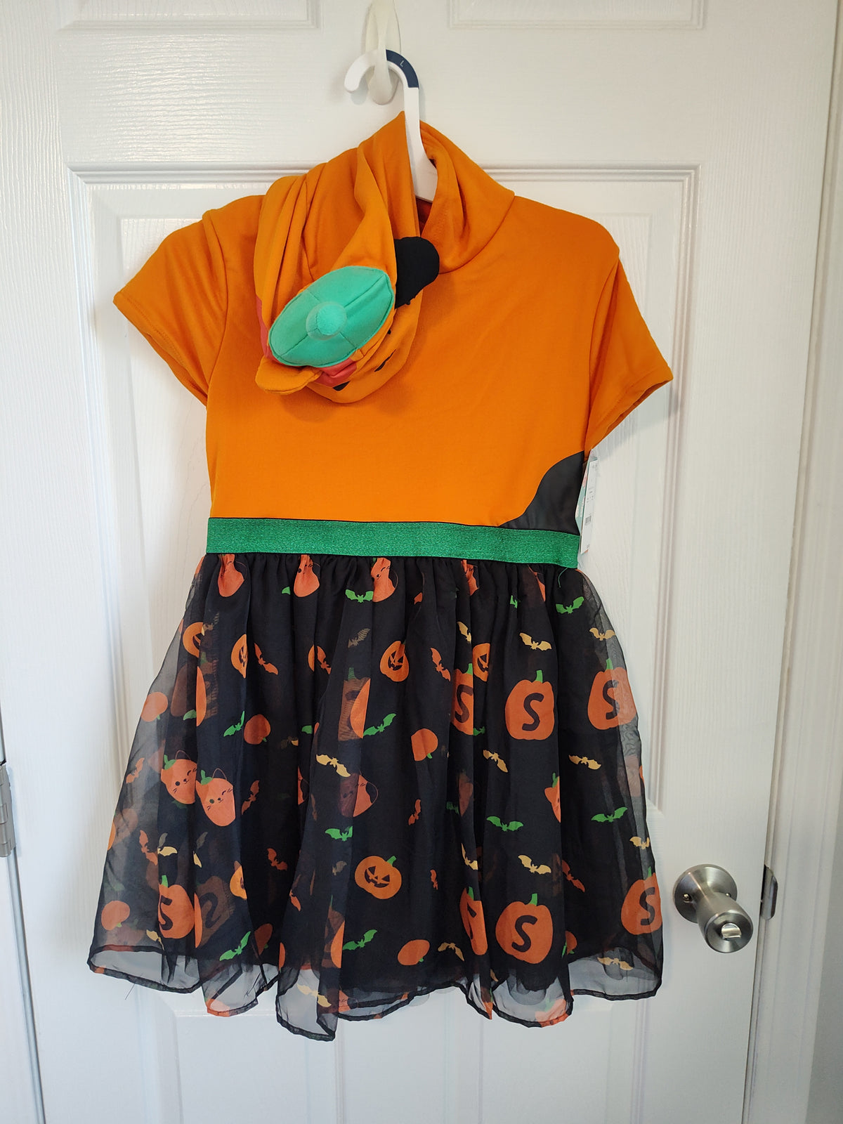 Seller 189:  squishmallow pumpkin dress size 10/12 Large