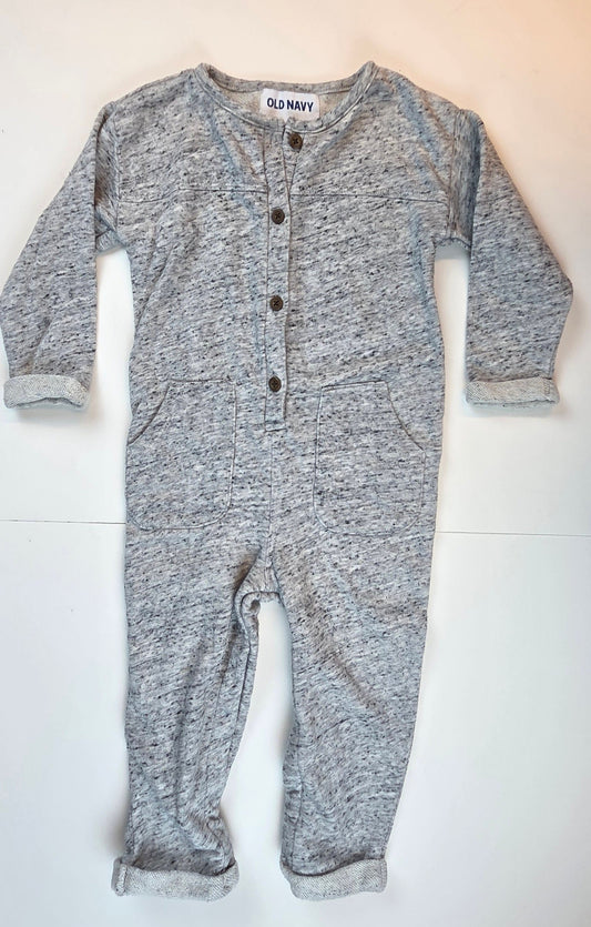 #112 - Old Navy Gray Romper, Size 2t, EUC