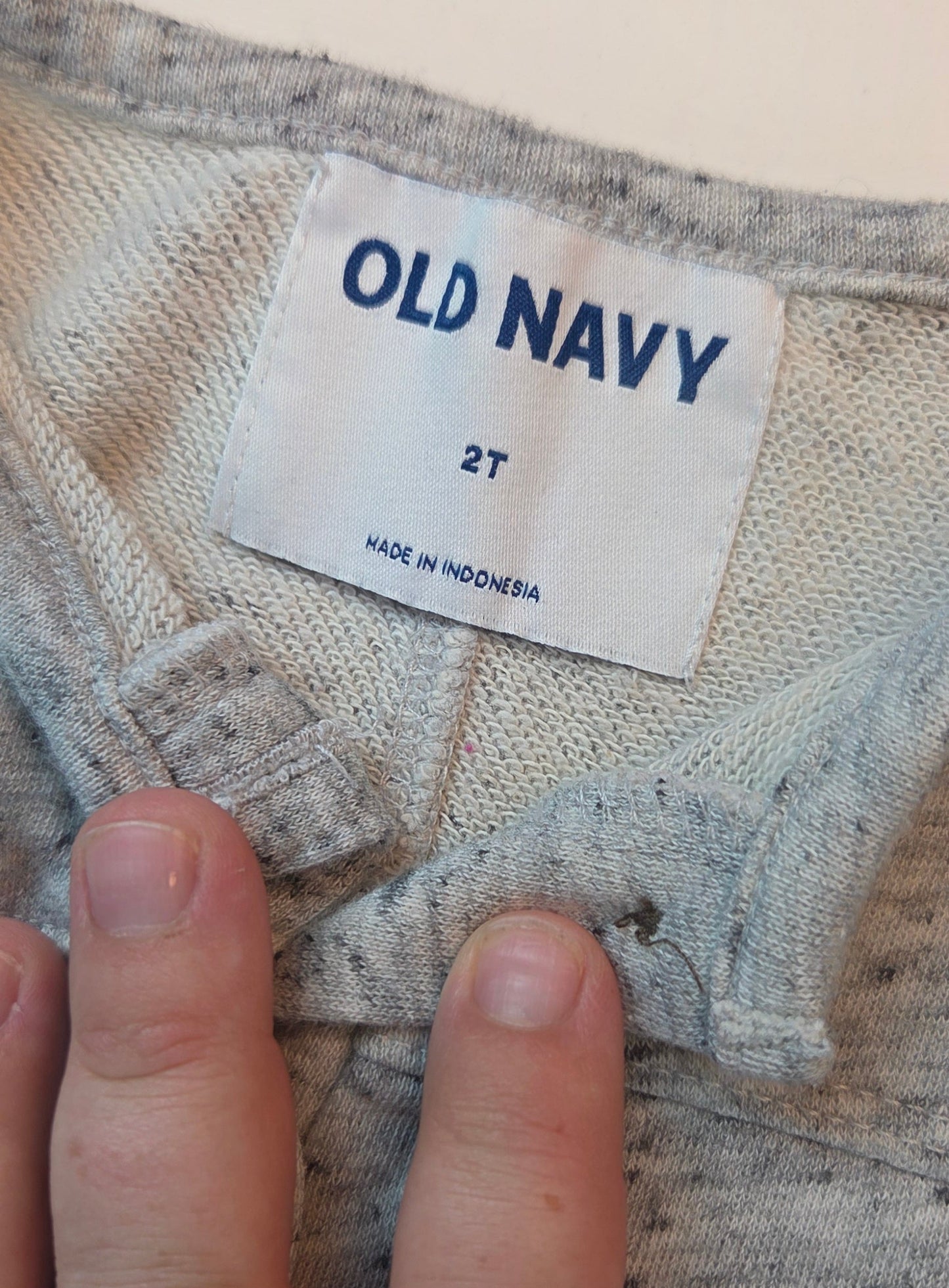 #112 - Old Navy Gray Romper, Size 2t, EUC
