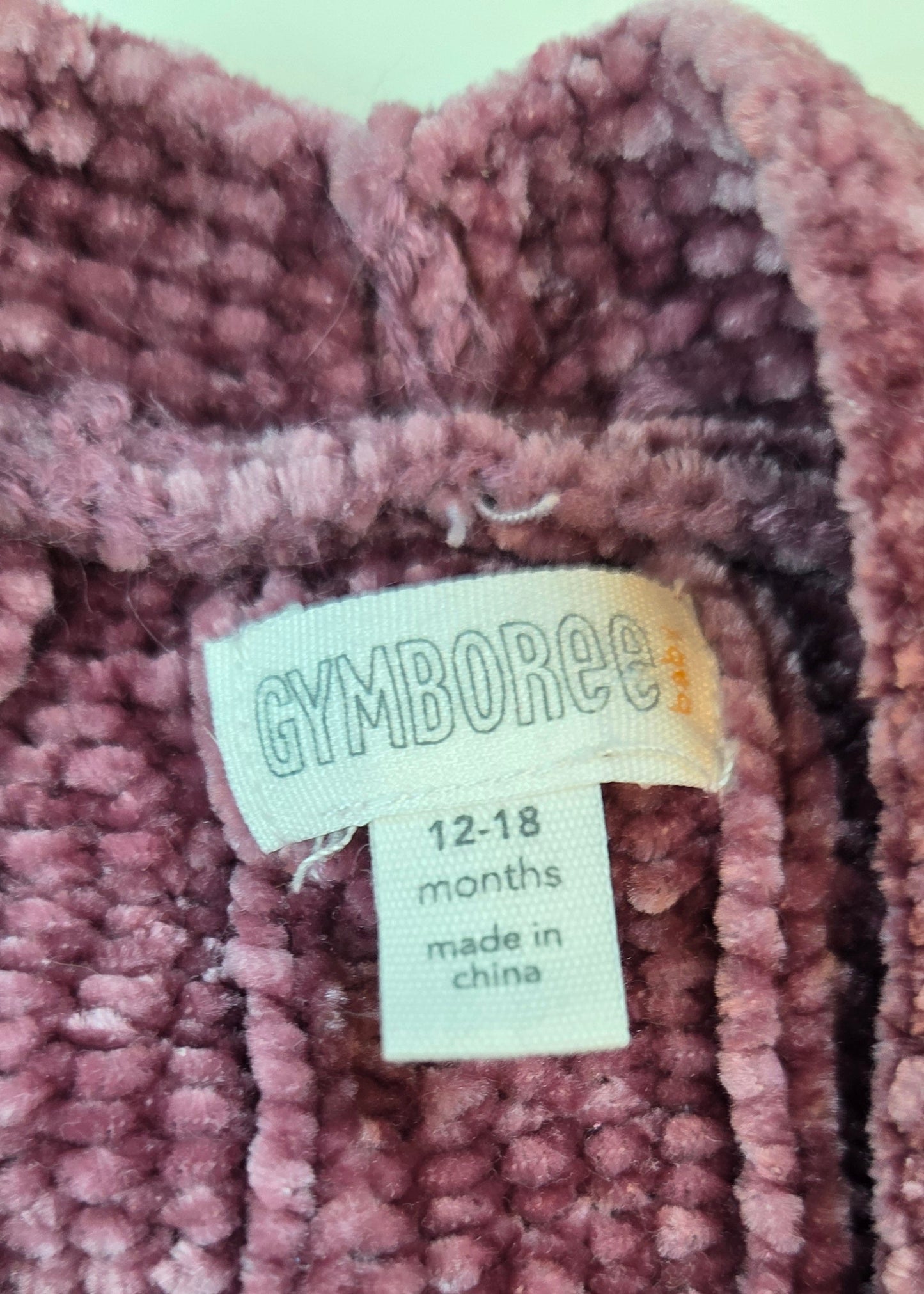 #112 - Gymboree Open Front Cardigan, Size 12-18m, EUC