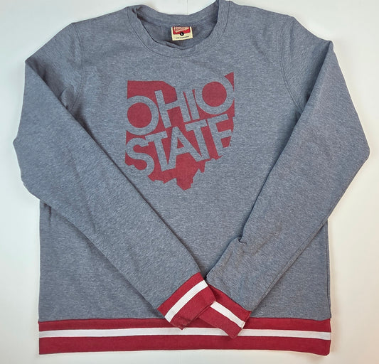 #112 - Homage Ohio State Sweatshirt, Womens Size L, VGUC