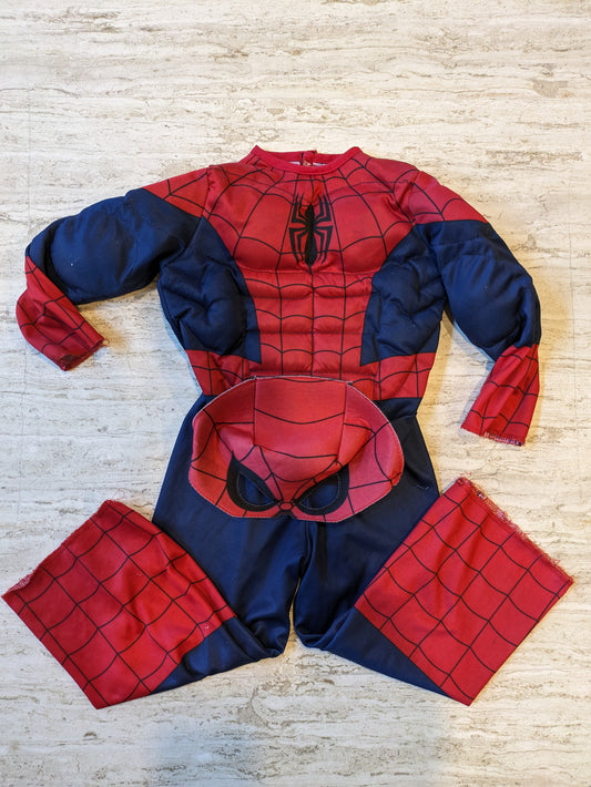 Spiderman Costume + Mask - 2T