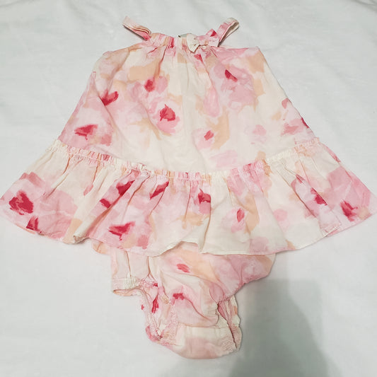 #104 Kate Spade 12 Mth Watercolor Floral Baby Dress