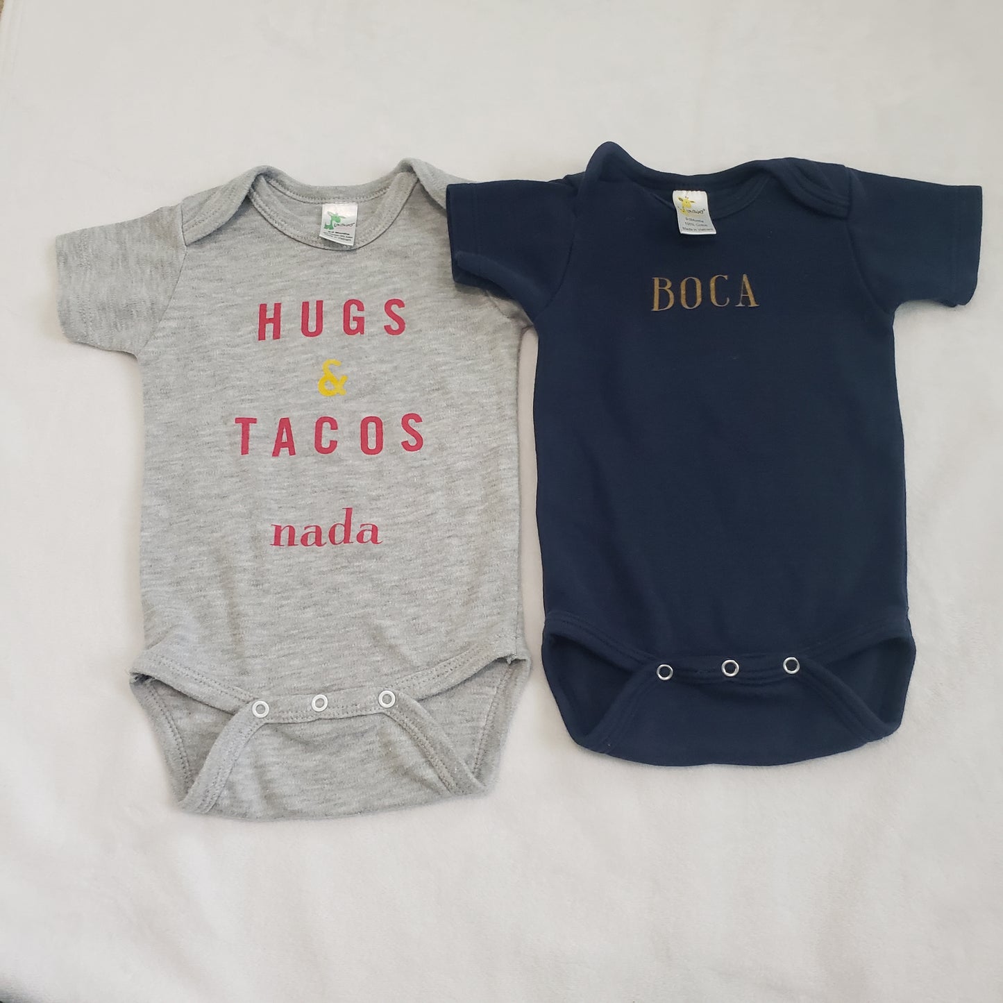 #49 Cincinnati Boca & Nada 0-3 Mths Onesies Tees