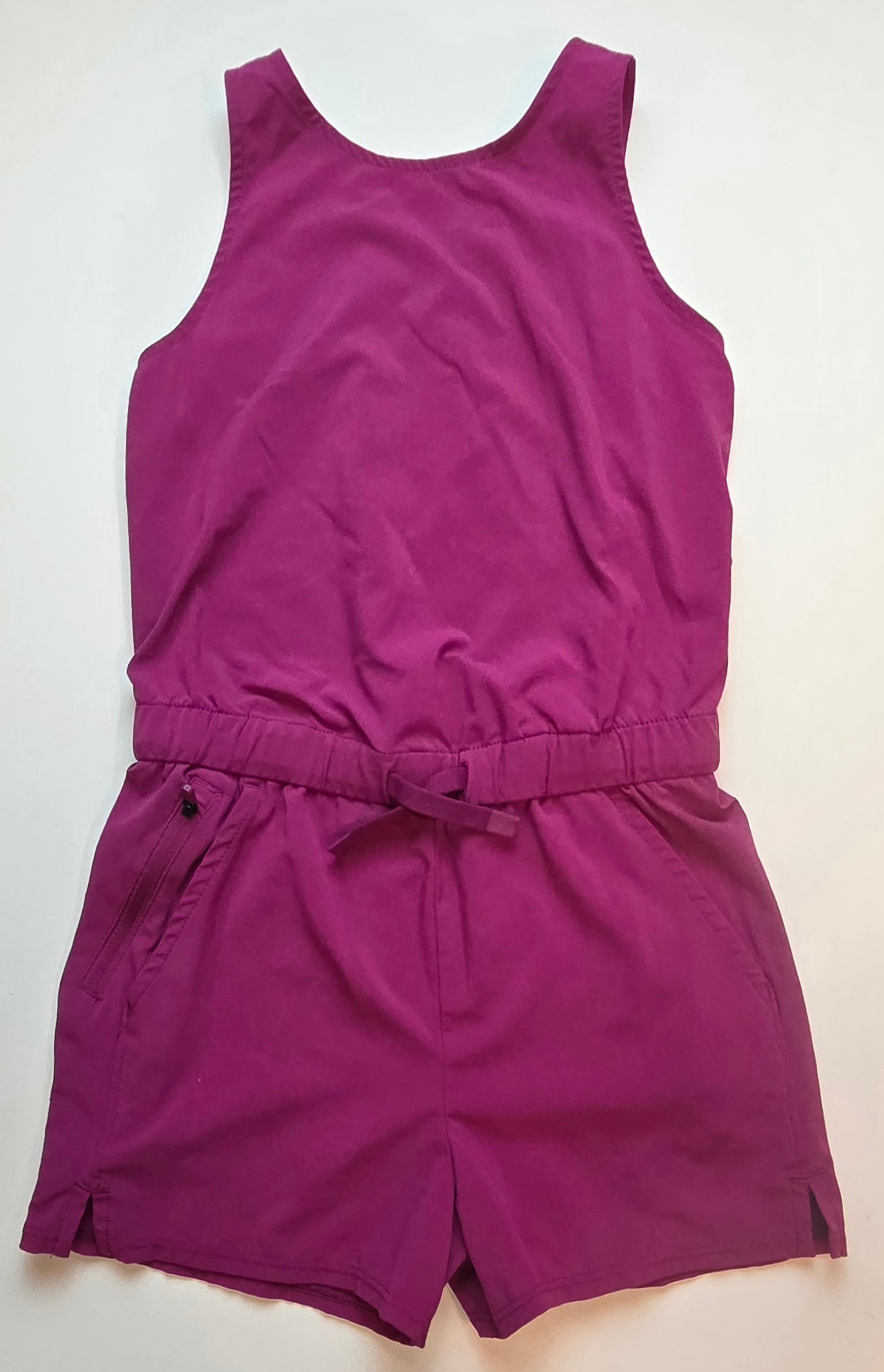 #152 -  all in motion Purple Jumpsuit (shorts) with a Cross Back Detail, Girls XS (4/5), EUC