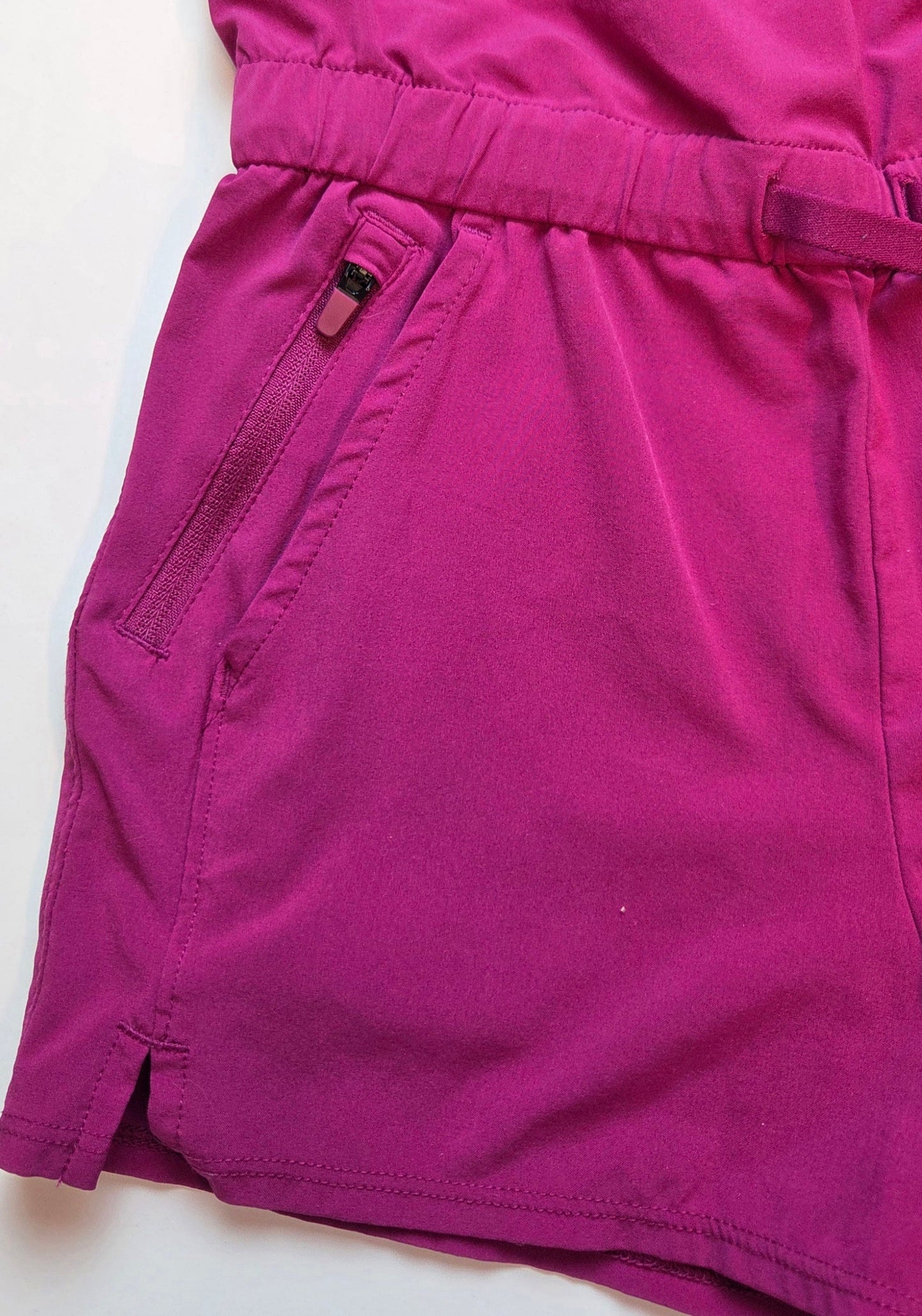 #152 -  all in motion Purple Jumpsuit (shorts) with a Cross Back Detail, Girls XS (4/5), EUC