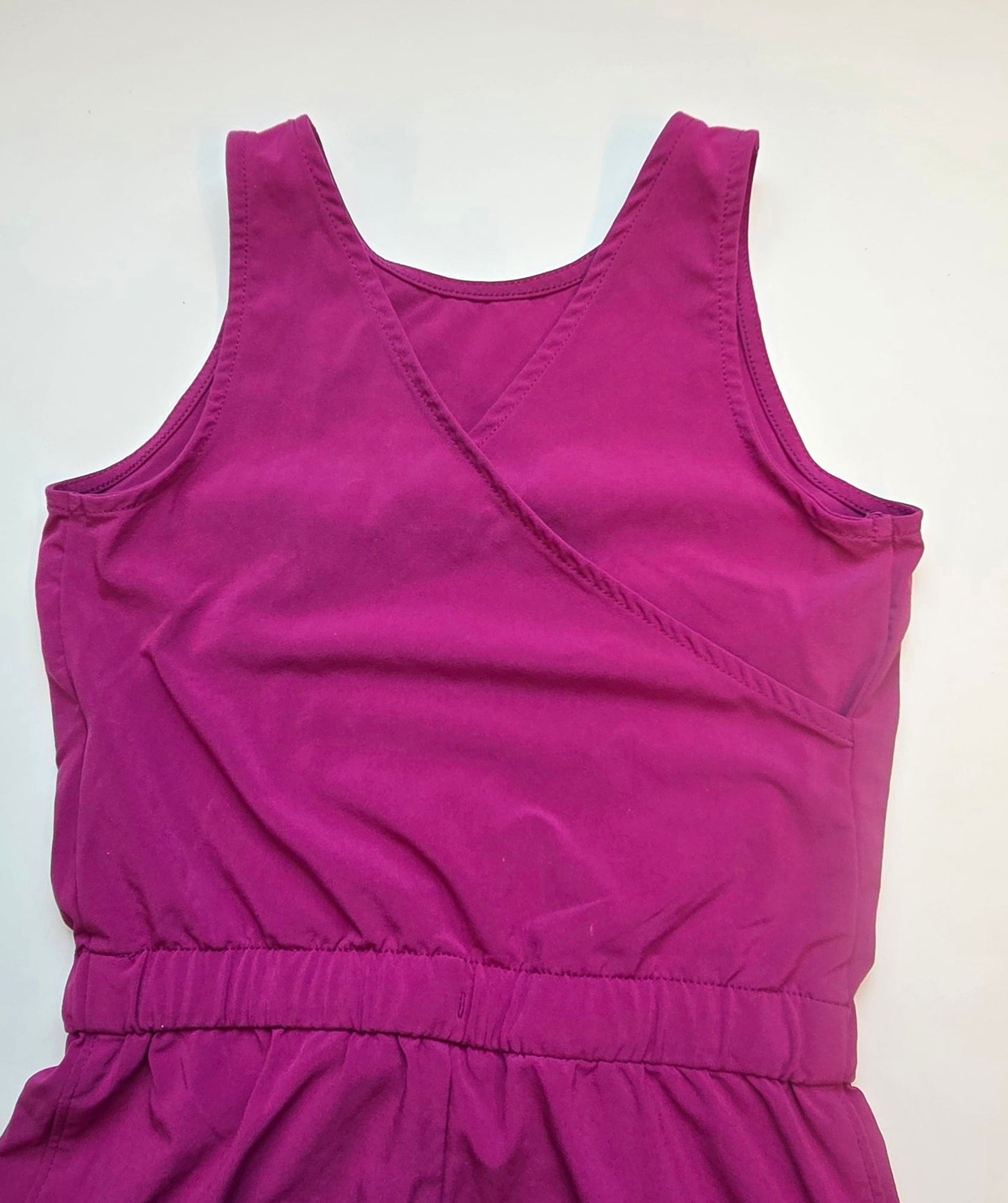 #152 -  all in motion Purple Jumpsuit (shorts) with a Cross Back Detail, Girls XS (4/5), EUC