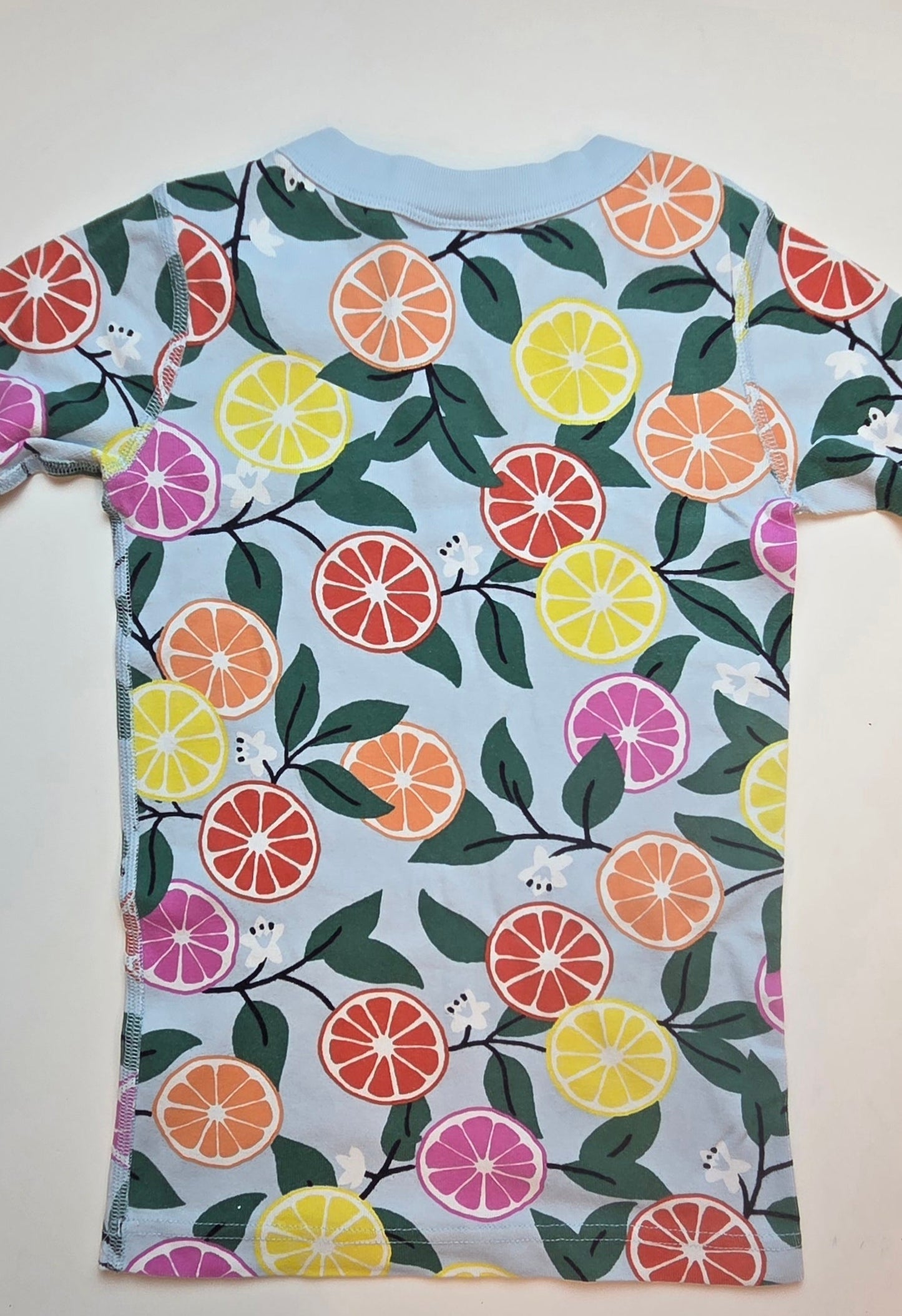 #152 - Hanna Andersson Short John PJ Set, Girls Size 8 (130), EUC