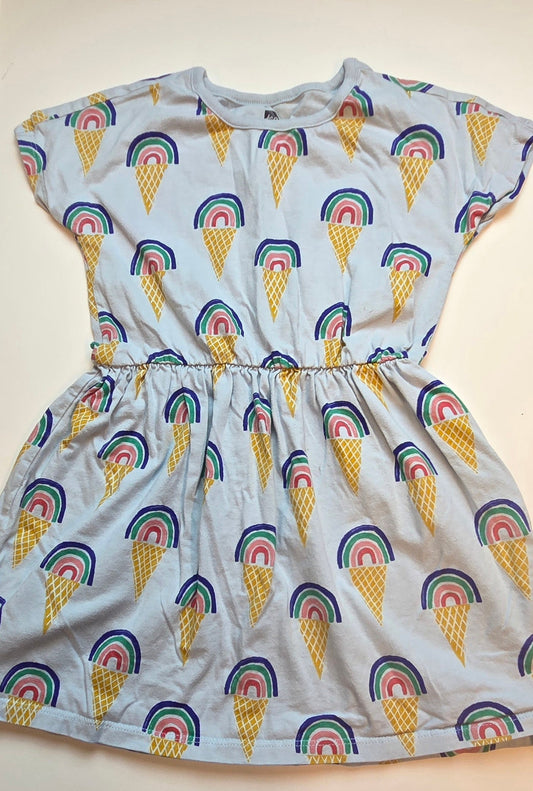 #152 - Tea Light Blue Ice Cream Dress, Girls Size 5, EUC