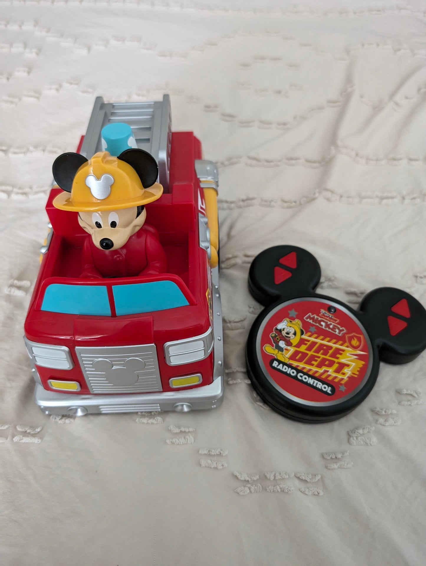 Mickey Mouse remote-controlled firetruck
