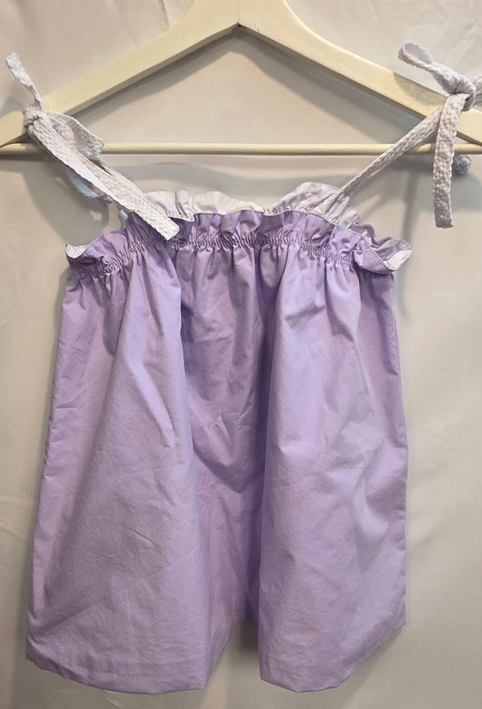 #152 - The Beaufort Bonnet Company Lilac Sleeveless Shirt, Girls Size 12