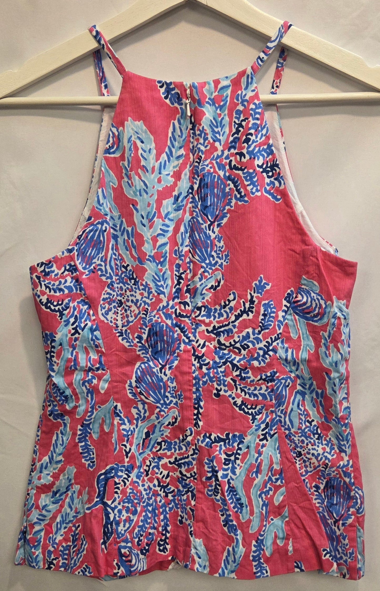 #152 - Lilly Pulitzer Pink/Blue Dress, Girls Size 4, EUC