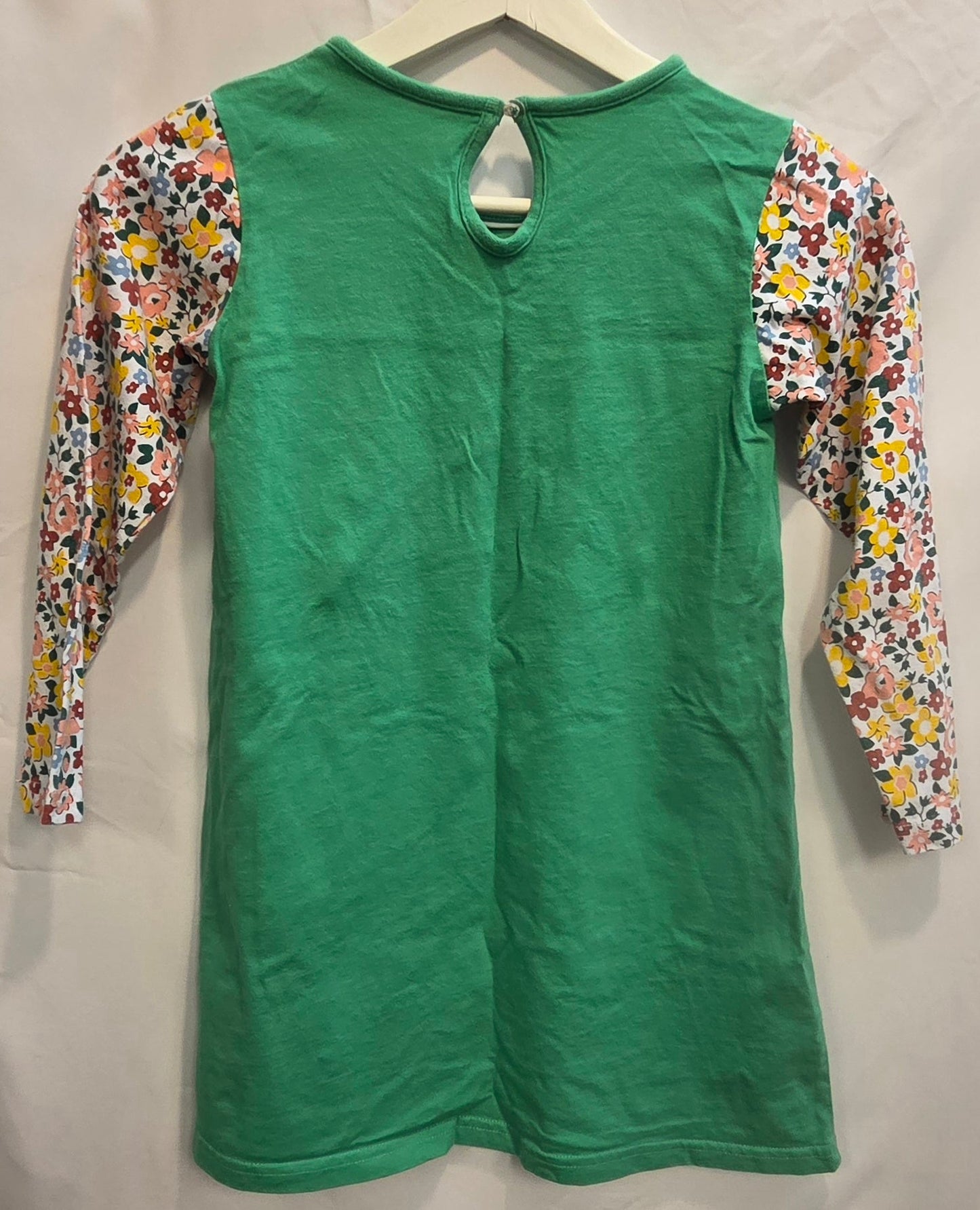 #152 - Fauxden Green Dress, Girls Size 7, EUC