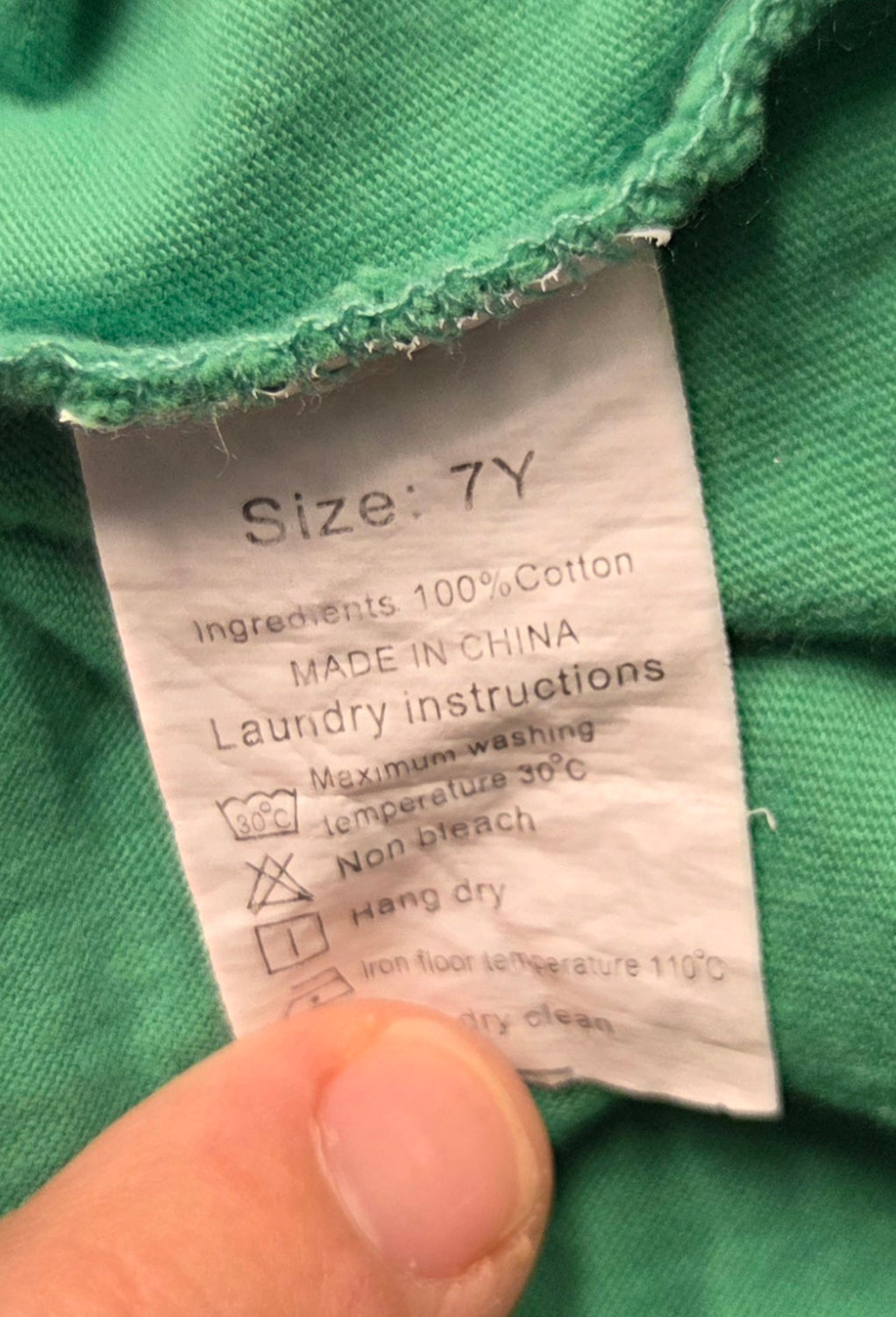 #152 - Fauxden Green Dress, Girls Size 7, EUC