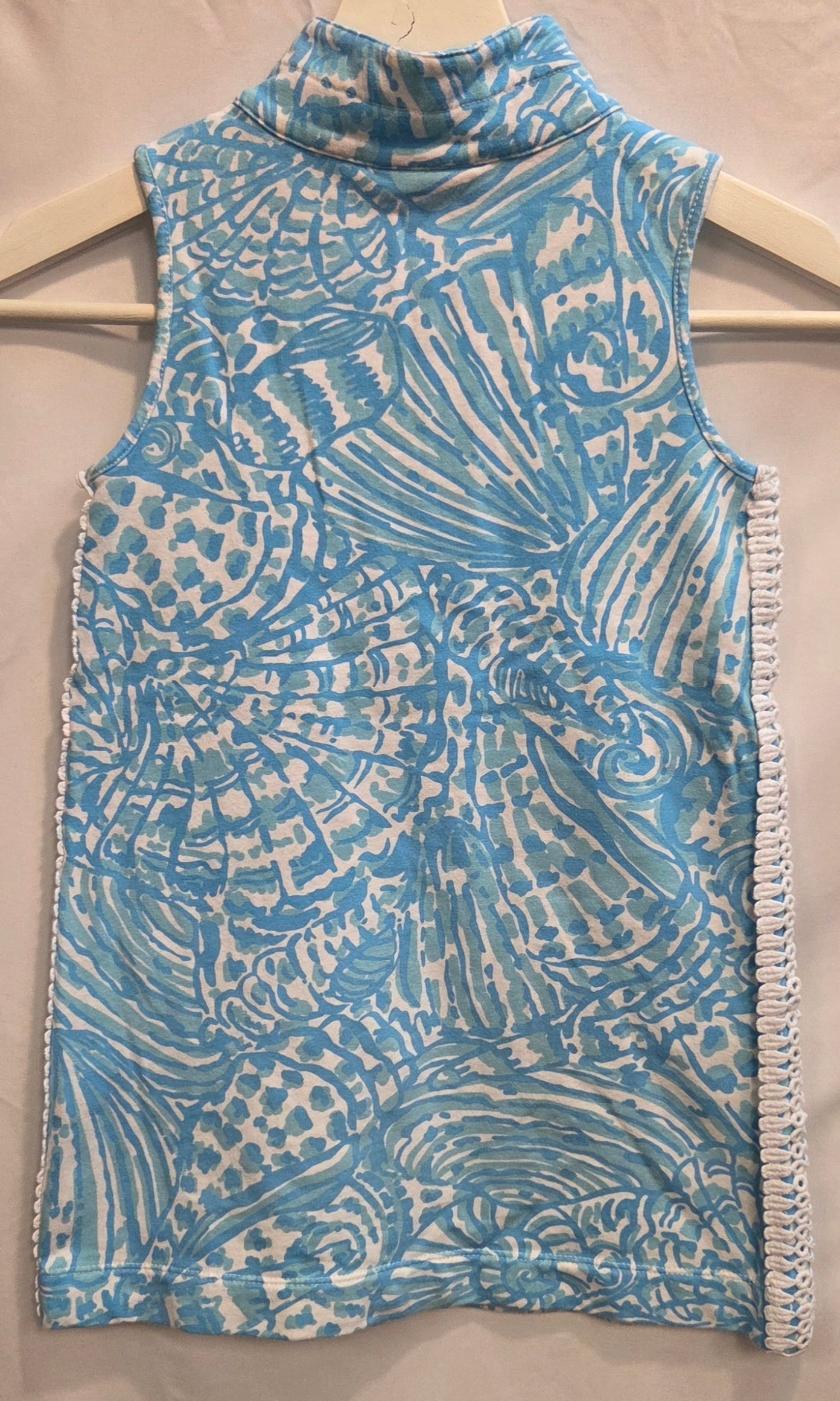 #152 - Lilly Pulitzer Blue/White Dress, Girls Size S (4-5), VGUC