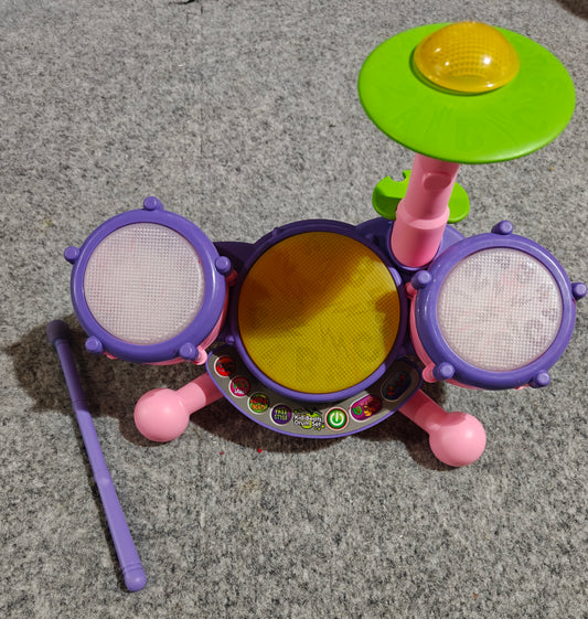 #7 v-tech toy drum set