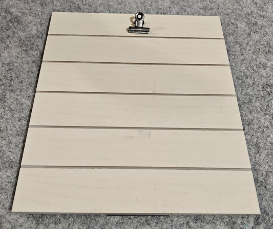 #7 Beige Clipboard Photo Frame