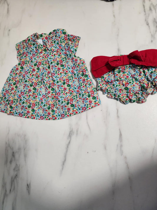 #178 Bella Bliss two piece baby girl size 0-3 months