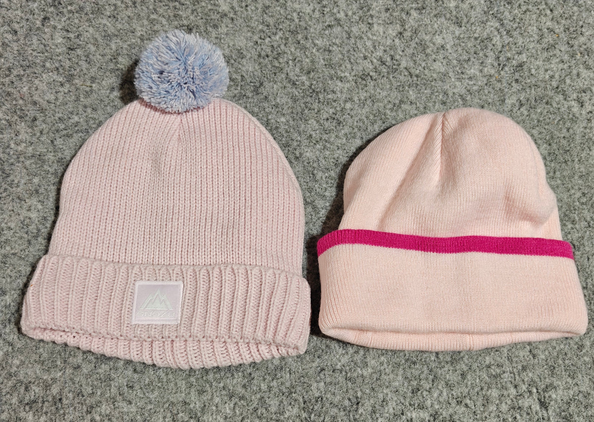 #7 Pink girls winter hats, EGUC