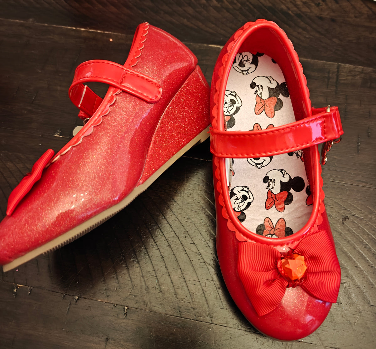 #7 Minnie Mouse toddler dress up shoes, size 9, NWT