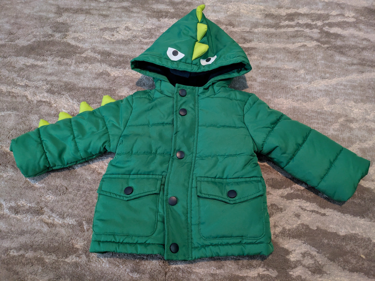 #90- 12 month Boys - Winter coat, green