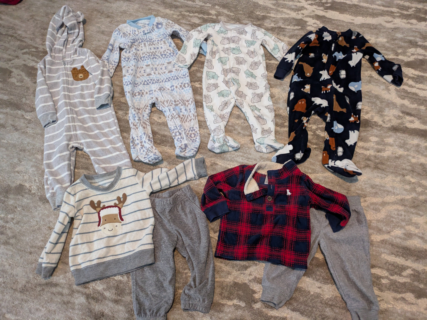 REDUCED! #90- 9 month Boys - fleece bundle