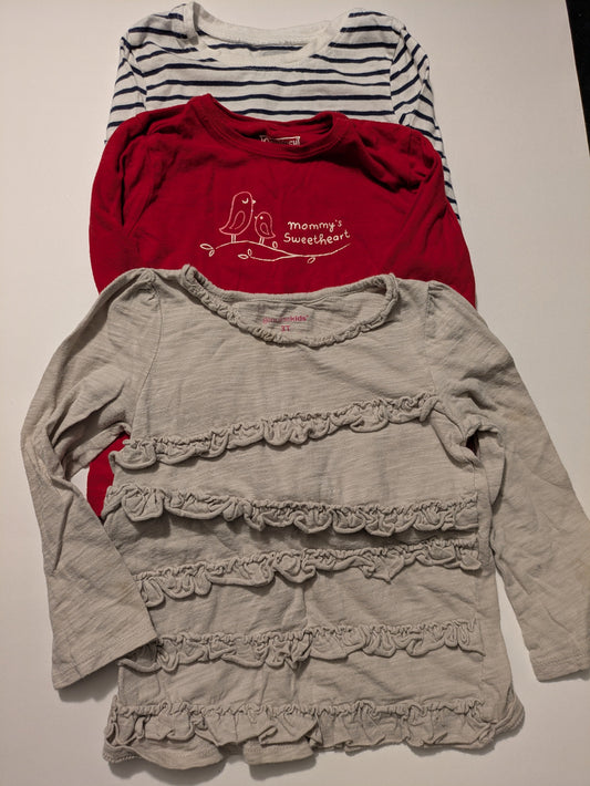 #94 Bundle - Girls 3T Long Sleeve Shirts *REDUCED*