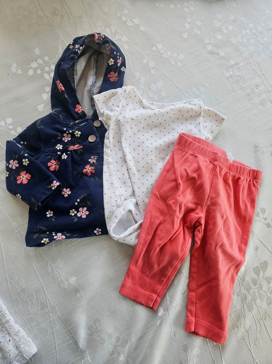 Carters 3-Piece Outfit- 6 months