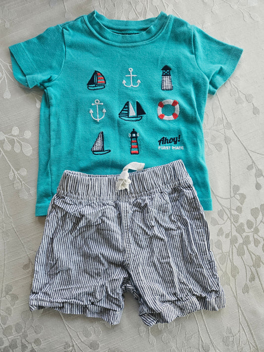 Just One You - Matching nautical outfit - 18 months