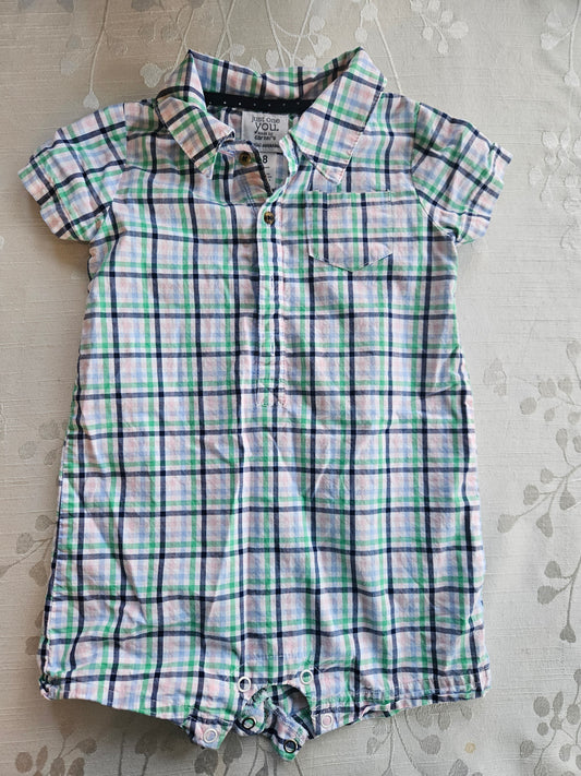 Just One You Special Occasions - Button-Down One Piece Outfit- 18 months