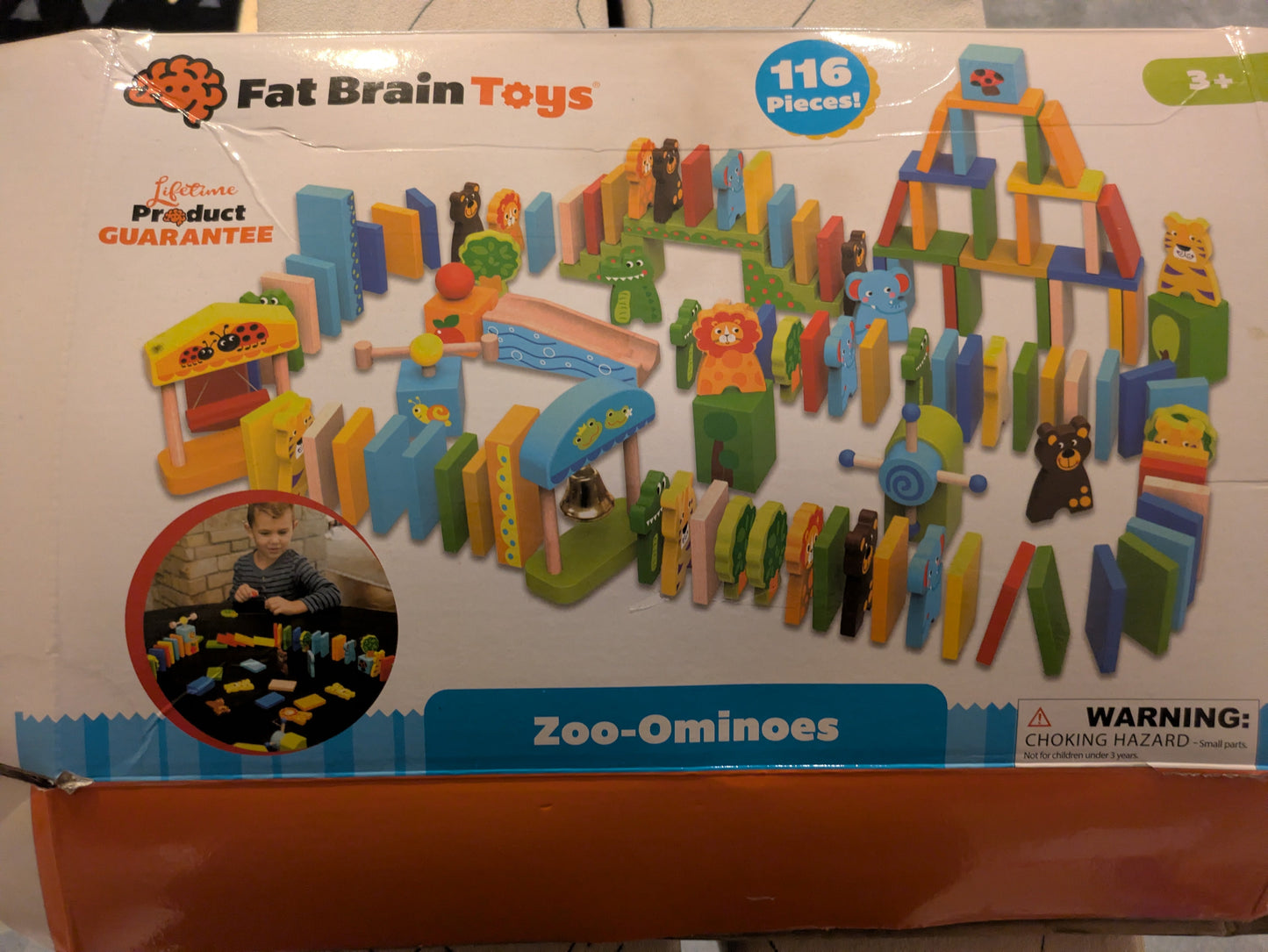 REDUCED #90 Fat Brain Toys - Zoo-ominoes