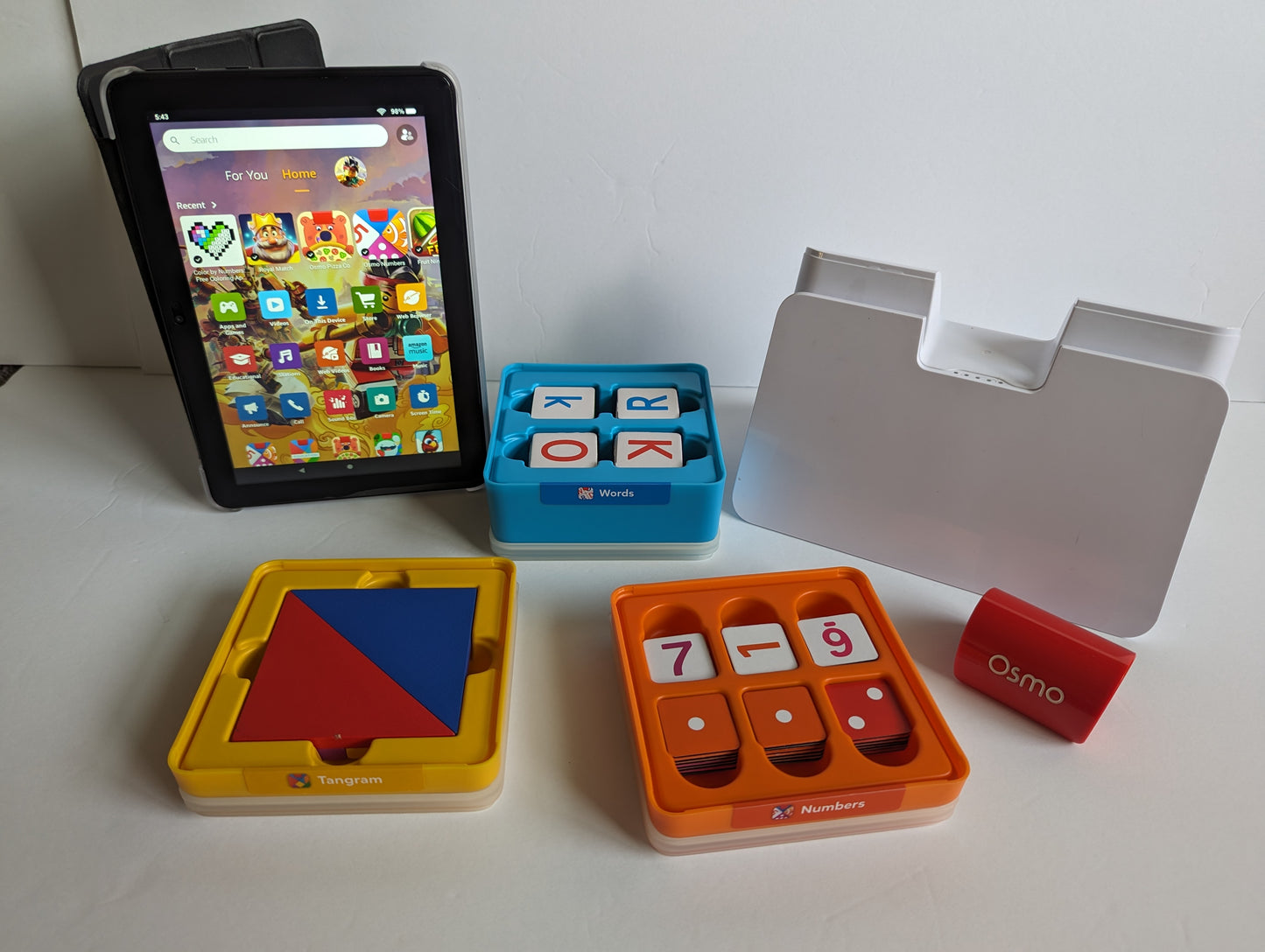 Fire Tablet (Included) and Osmo Little Genius Starter Kit