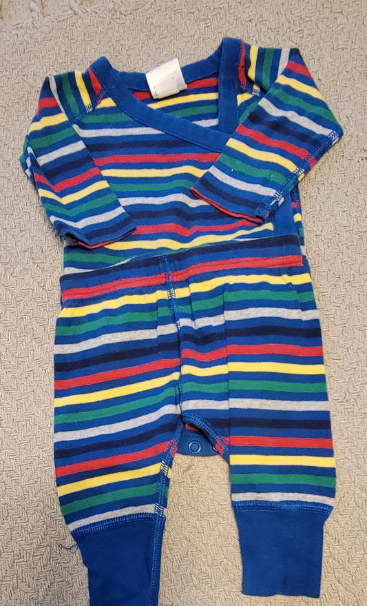 * Reduced * Hanna Andersson Striped Wiggle Set - Gender Neutral 0-3M (50)