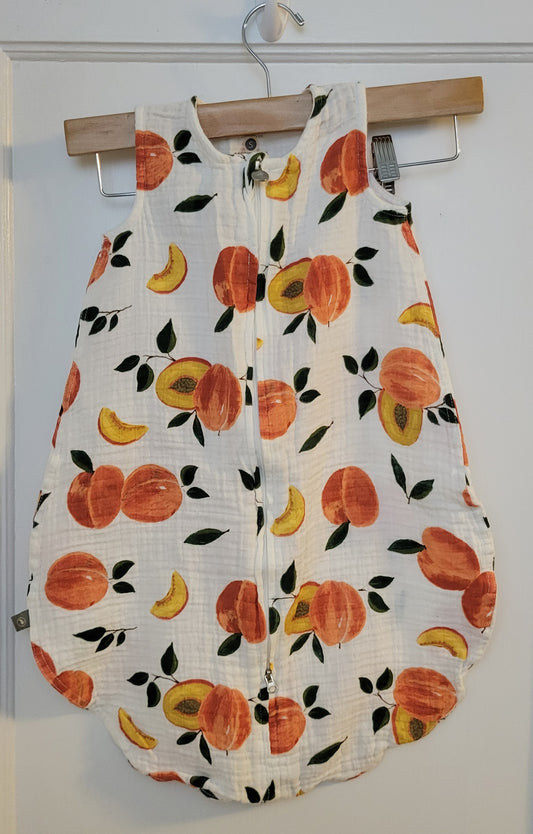 * Reduced * Red Rover Peach Pattern Lightweight Sleep Sack, Size 0-6 Mos, tog .5