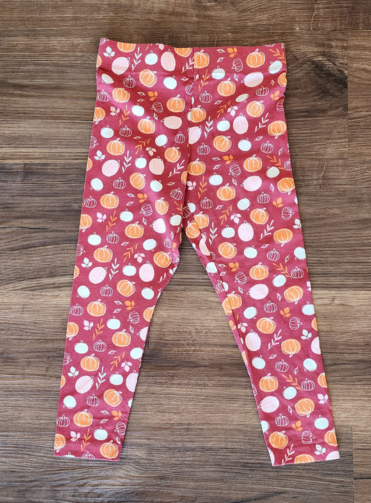 #31 Rae Dunn girls size 5/6 pumpkin leggings