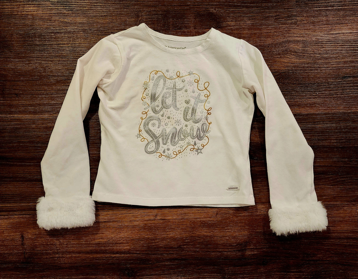 #137 American girl shirt xs girls 6