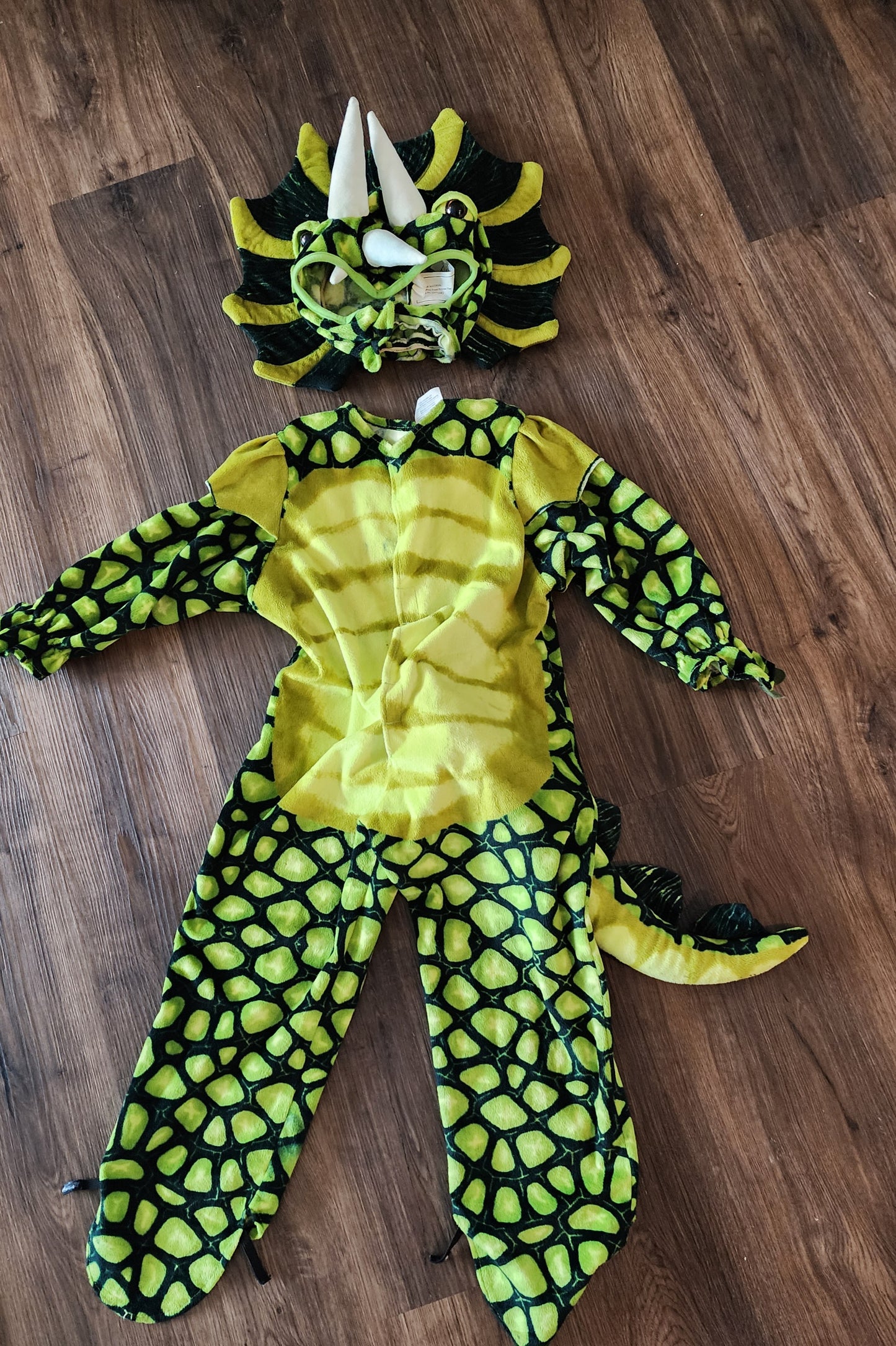 #31 Rubie's size small Dinosaur costume (a few spots on chest)