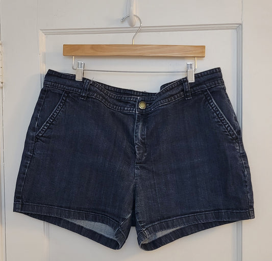 Liz Claiborne Dark Wash Denim Shorts, Women's Size 18