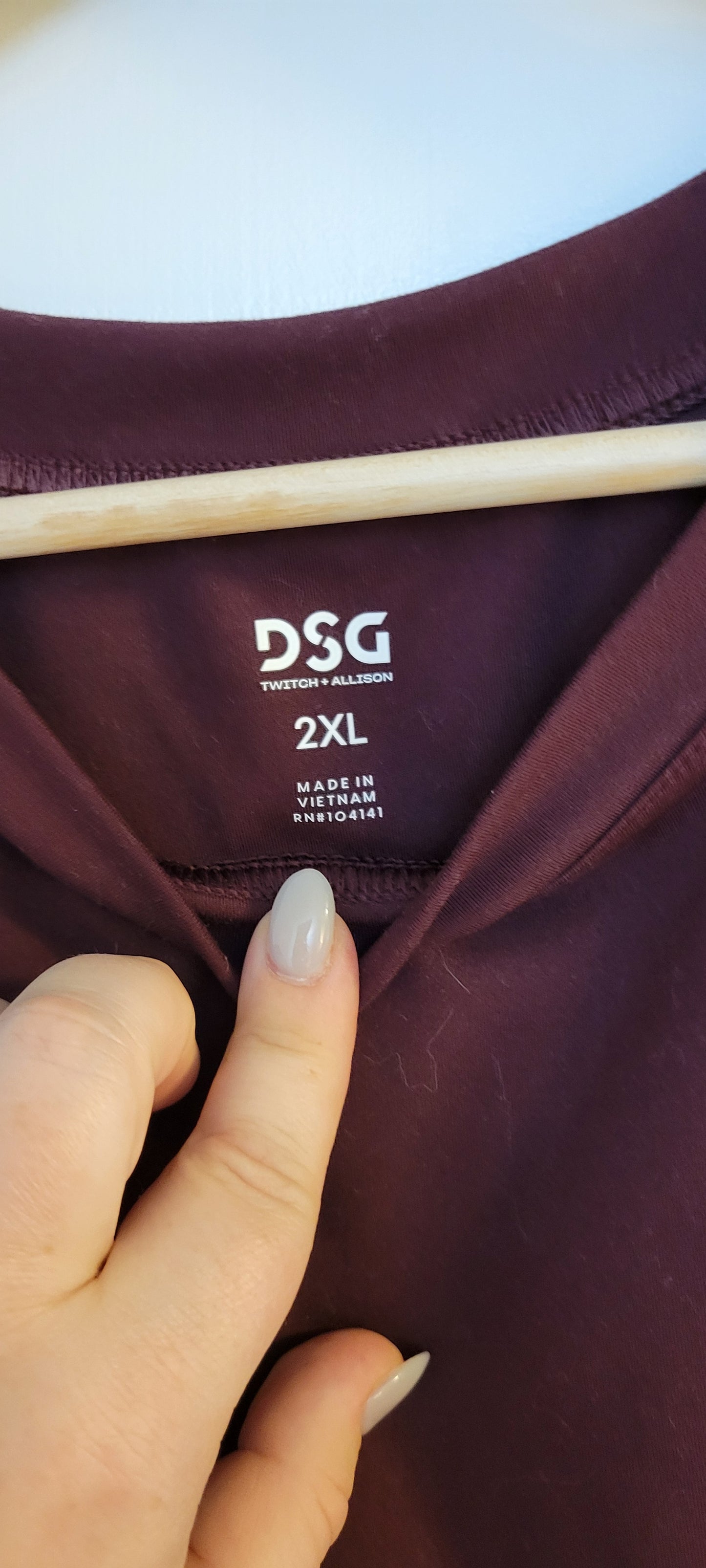 DSG Plum Sleeveless Active Crop Top, Women's Size 2XL