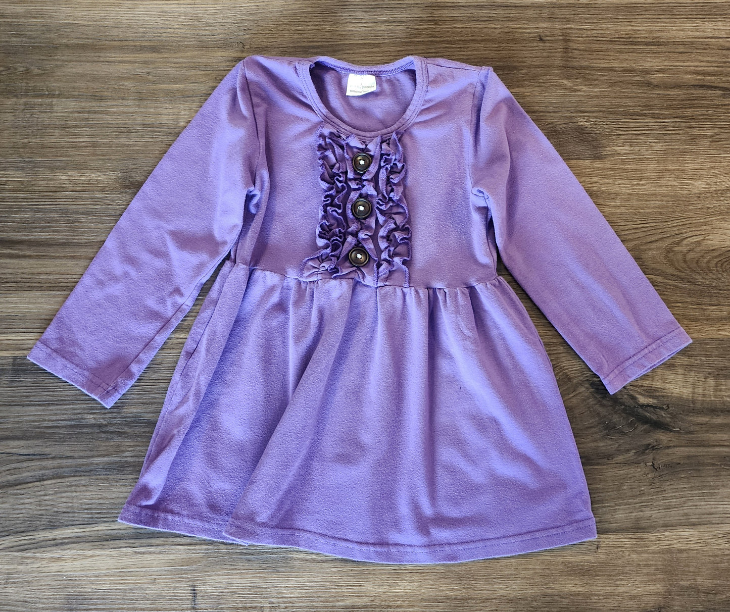 #31 Boutique Girls medium (3t) purple dress